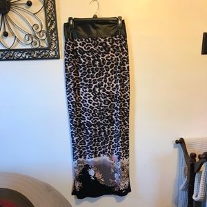Venus maxi skirt.... leopard print brand new